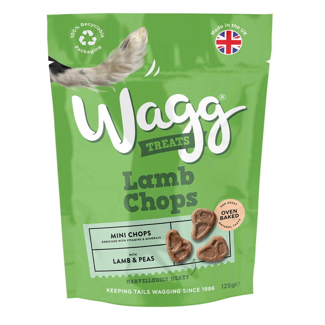 (Coming soon) Wagg Lamb Chops Treats 125g